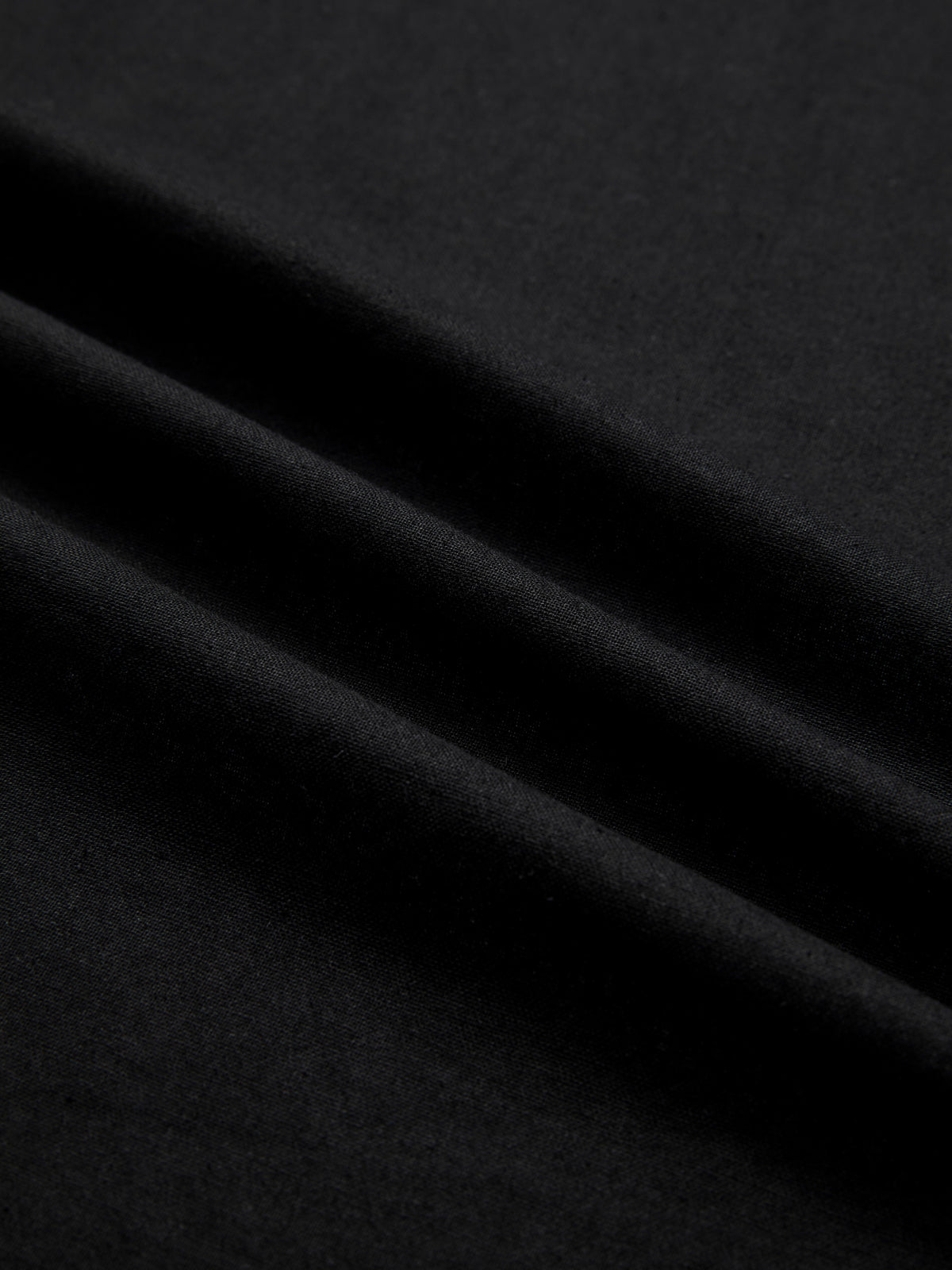 Linen Shirt, Half Sleeve, V Neck, Plain, Lace, French Vintage, Black