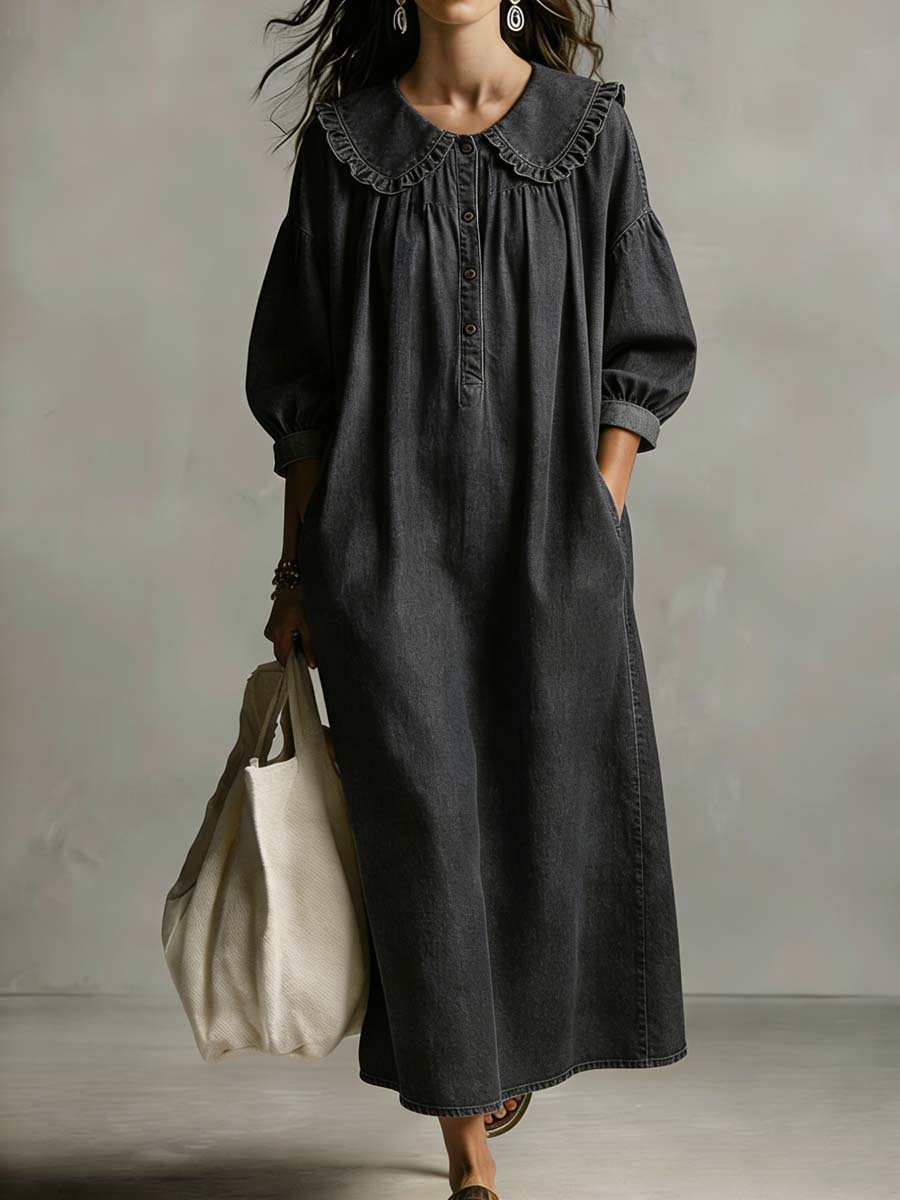 Women's Casual Denim Dress