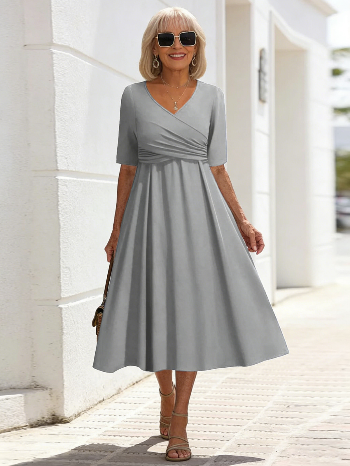 Short Sleeve Dress Women's Personality Dress