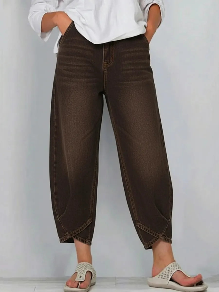 New Arrivals🔥 Women's Casual Simple Denim Cotton Pants