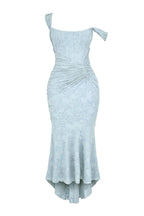 Blue bell floral maxi dress
