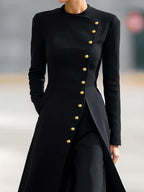 Elegant Long Blazer And Trousers Set
