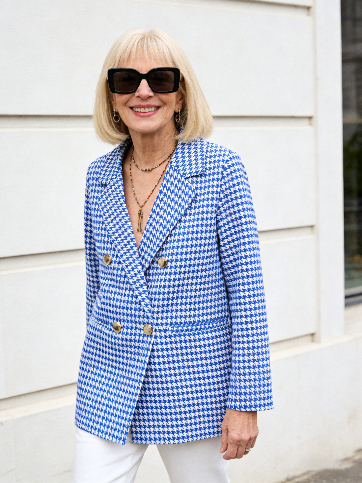 Classic Blazer Solid Color Leisure Cotton Coat for Women