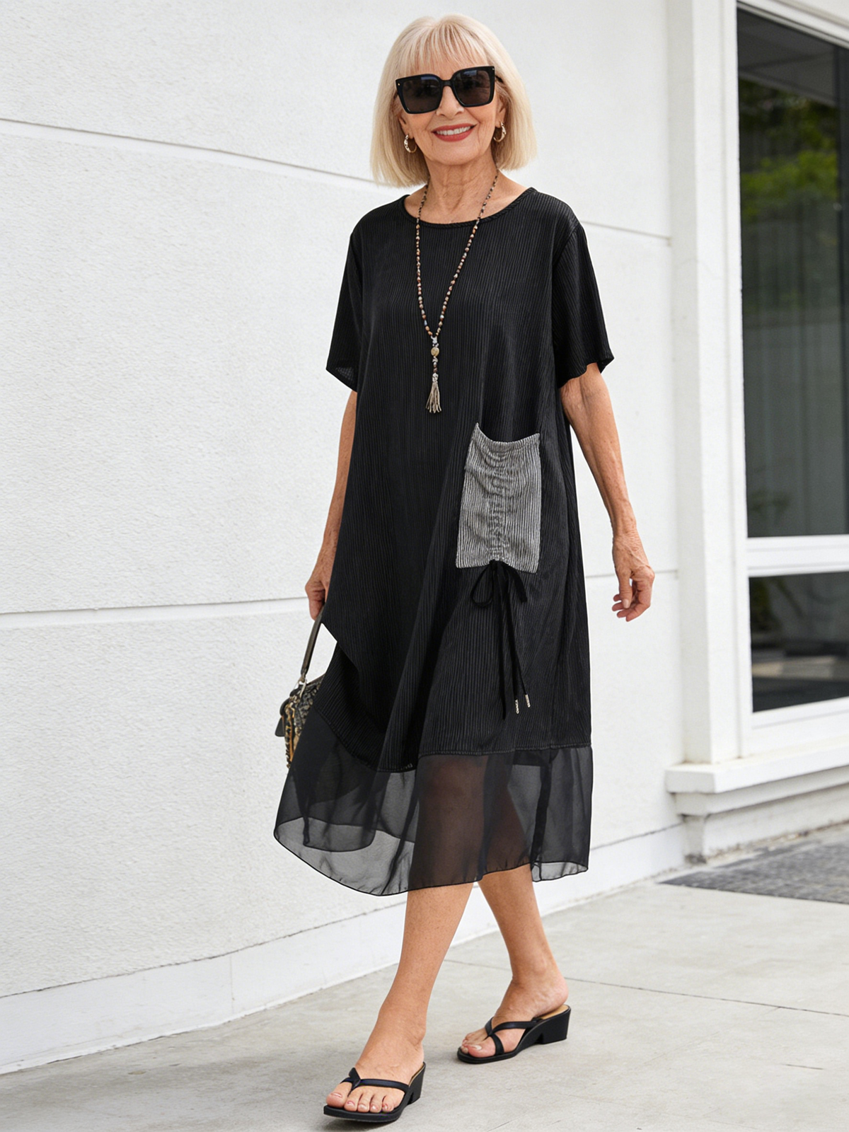 Cotton Dress Women's Medium and Long Skirt
